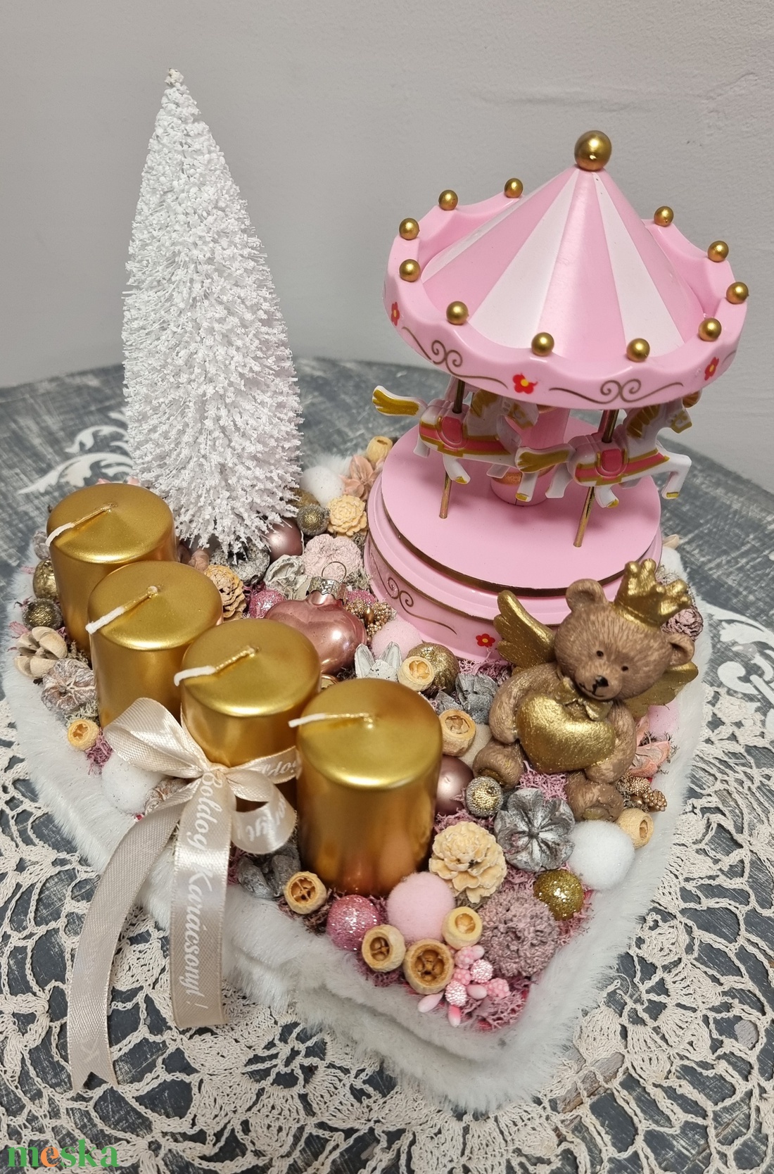 Szív alakú adventi doboz - karácsony - adventi díszek - adventi asztaldísz - Meska.hu Szív alakú adventi doboz - karácsony - adventi díszek - adventi asztaldísz - Meska.hu