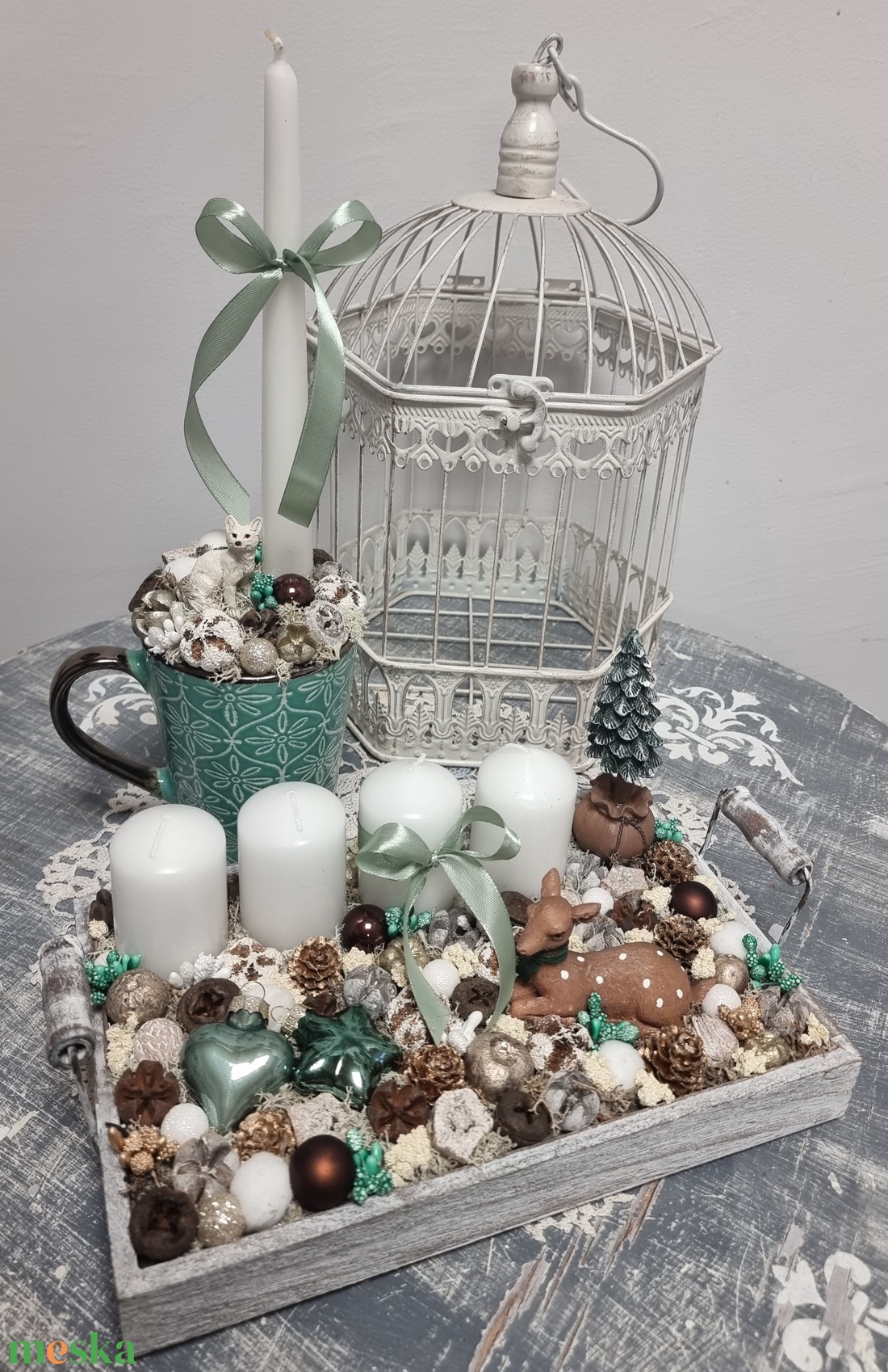 Adventi szett - karácsony - adventi díszek - adventi asztaldísz - Meska.hu Adventi szett - karácsony - adventi díszek - adventi asztaldísz - Meska.hu