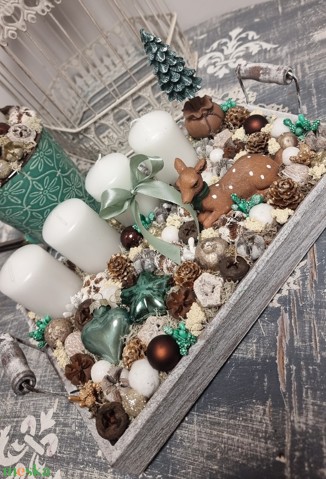 Adventi szett - karácsony - adventi díszek - adventi asztaldísz - Meska.hu Adventi szett - karácsony - adventi díszek - adventi asztaldísz - Meska.hu