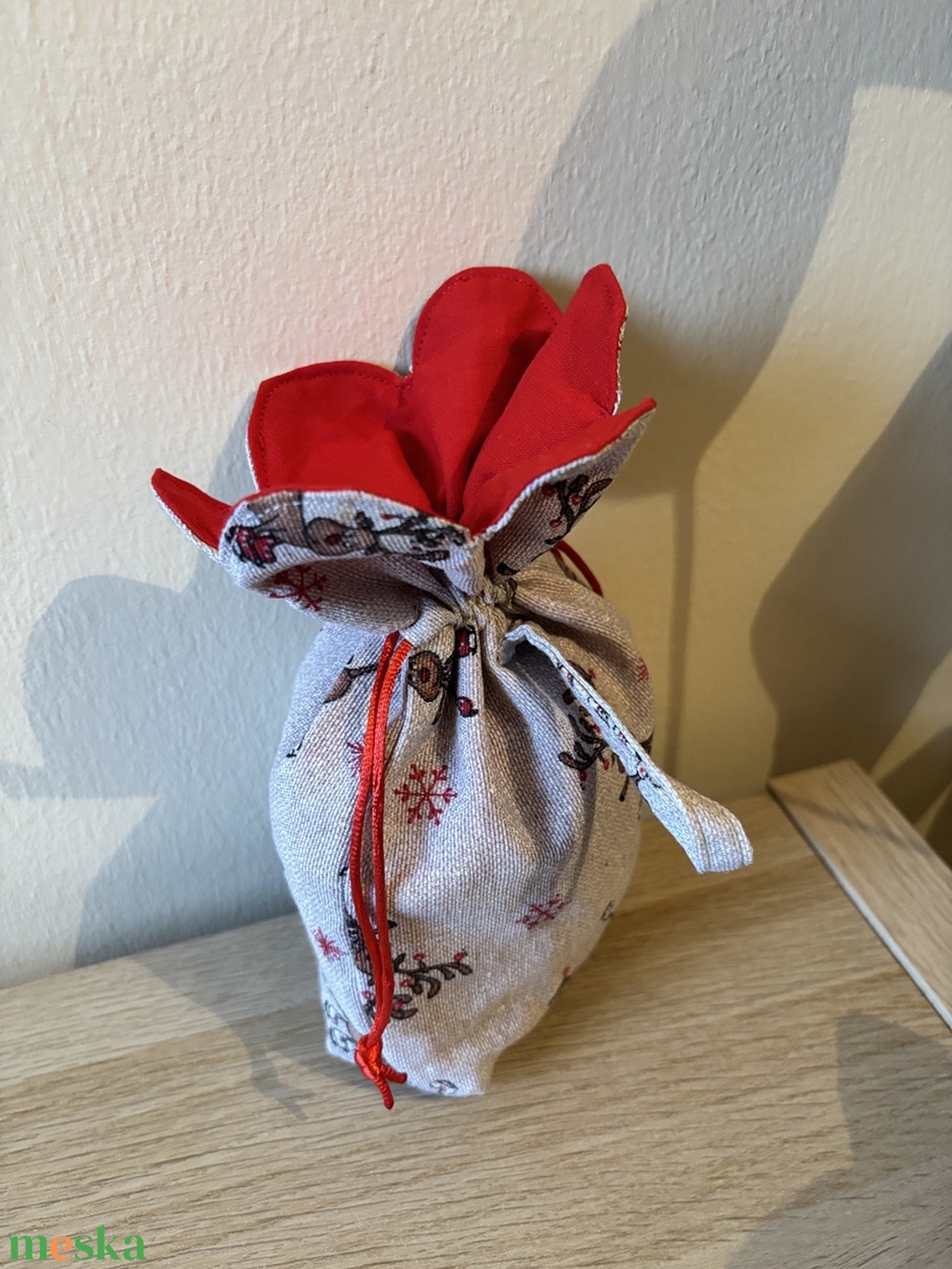 Mikulásvirág - karácsony - mikulás - mikulás zsák - Meska.hu