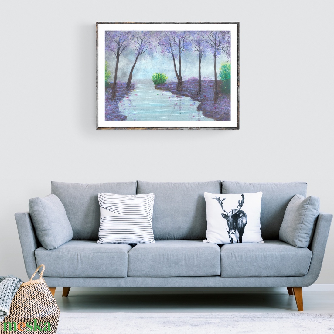 'Vintage csend' festmény lila elvarázsolt erdei táj - eredeti festményem art print változata, limitált kiadás - otthon & életmód - dekoráció - kép & falikép - kép & falikép - Meska.hu 'Vintage csend' festmény lila elvarázsolt erdei táj - eredeti festményem art print változata, limitált kiadás - otthon & életmód - dekoráció - kép & falikép - kép & falikép - Meska.hu