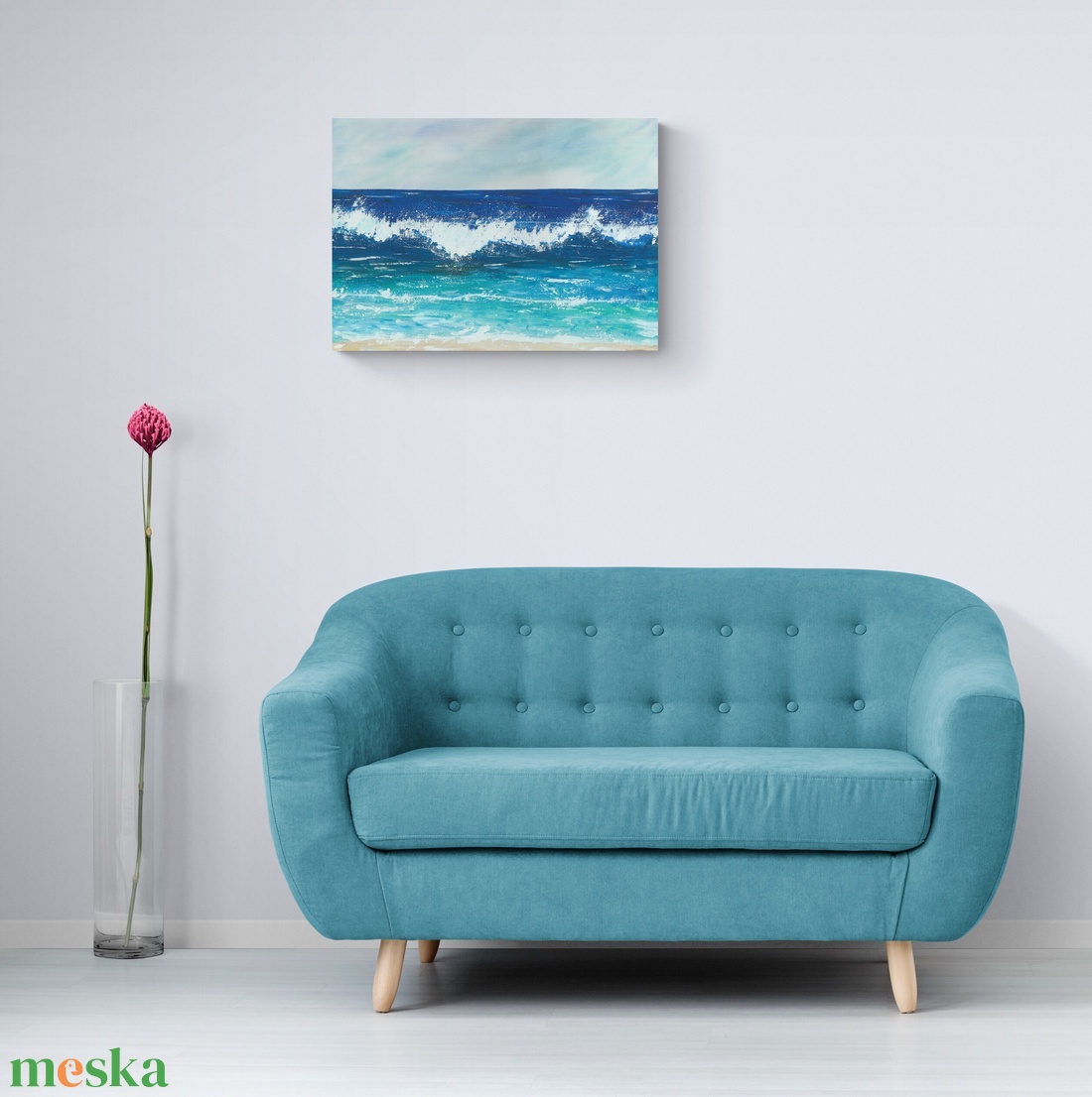 Kék hullám nyári tengerparti festmény - eredeti festményem art print változata. Limitált kiadás - művészet - grafika & illusztráció - művészi nyomat - Meska.hu Kék hullám nyári tengerparti festmény - eredeti festményem art print változata. Limitált kiadás - művészet - grafika & illusztráció - művészi nyomat - Meska.hu