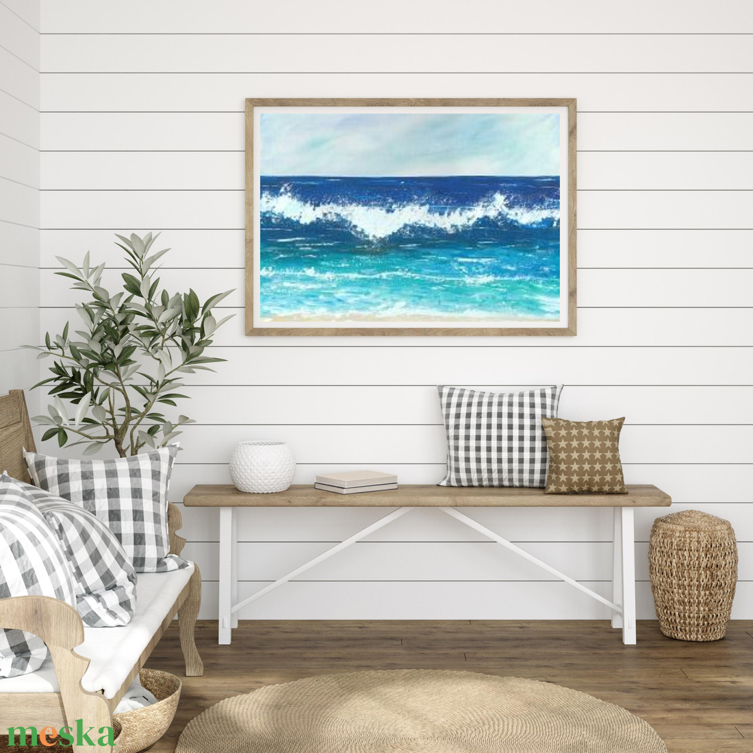 Kék hullám nyári tengerparti festmény - eredeti festményem art print változata. Limitált kiadás - művészet - grafika & illusztráció - művészi nyomat - Meska.hu Kék hullám nyári tengerparti festmény - eredeti festményem art print változata. Limitált kiadás - művészet - grafika & illusztráció - művészi nyomat - Meska.hu