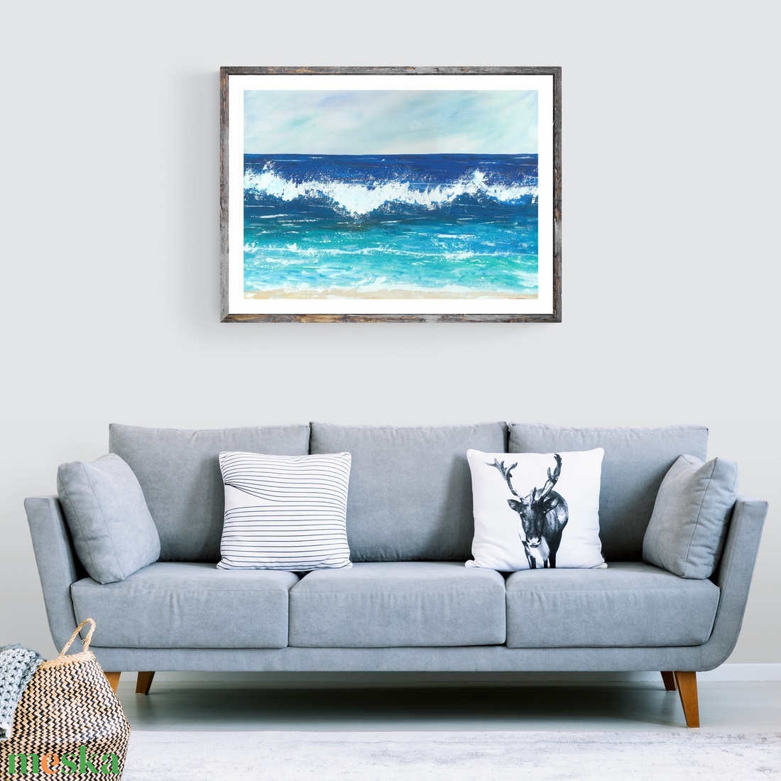 Kék hullám nyári tengerparti festmény - eredeti festményem art print változata. Limitált kiadás - művészet - grafika & illusztráció - művészi nyomat - Meska.hu Kék hullám nyári tengerparti festmény - eredeti festményem art print változata. Limitált kiadás - művészet - grafika & illusztráció - művészi nyomat - Meska.hu