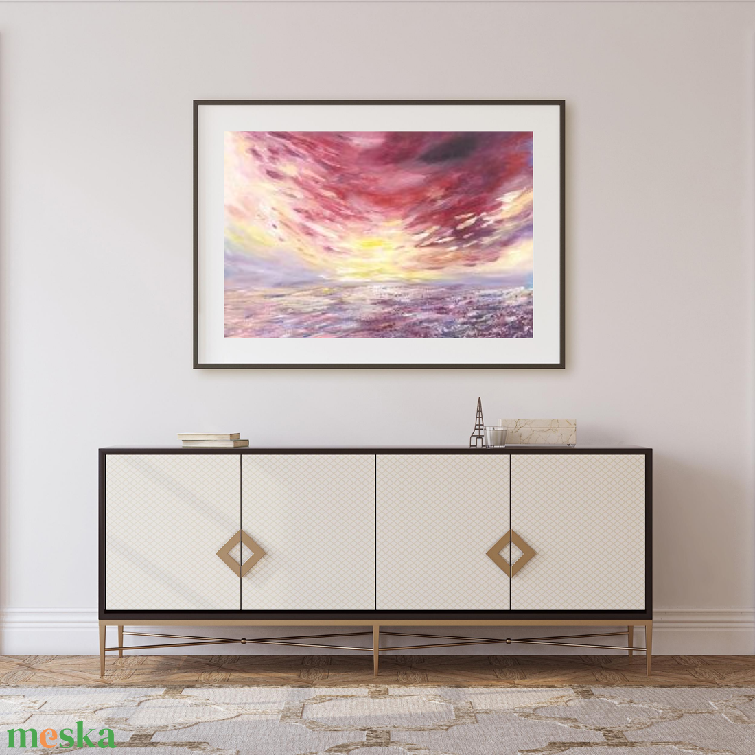 'Naplemente előtt' harmonikus élénk tájkép festmény - eredeti festményem art print változata. Limitált kiadás - otthon & lakás - dekoráció - kép & falikép - művészi nyomat - Meska.hu 'Naplemente előtt' harmonikus élénk tájkép festmény - eredeti festményem art print változata. Limitált kiadás - otthon & lakás - dekoráció - kép & falikép - művészi nyomat - Meska.hu