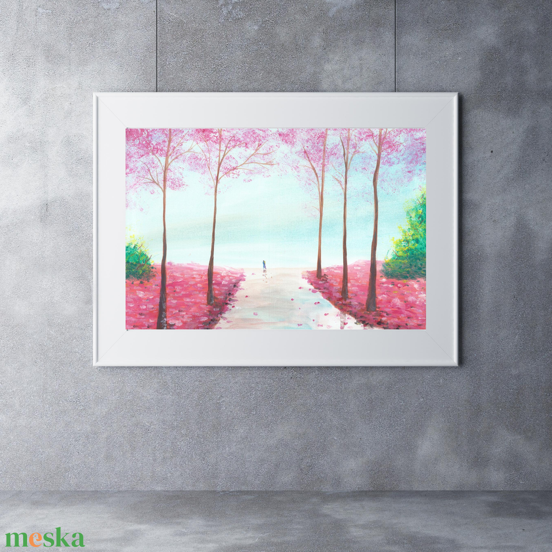 Romantikus rózsaszín séta, sétáló szerelmespár festmény csodás színekben - eredeti festményem art print változata - otthon & életmód - dekoráció - kép & falikép - kép & falikép - Meska.hu Romantikus rózsaszín séta, sétáló szerelmespár festmény csodás színekben - eredeti festményem art print változata - otthon & életmód - dekoráció - kép & falikép - kép & falikép - Meska.hu
