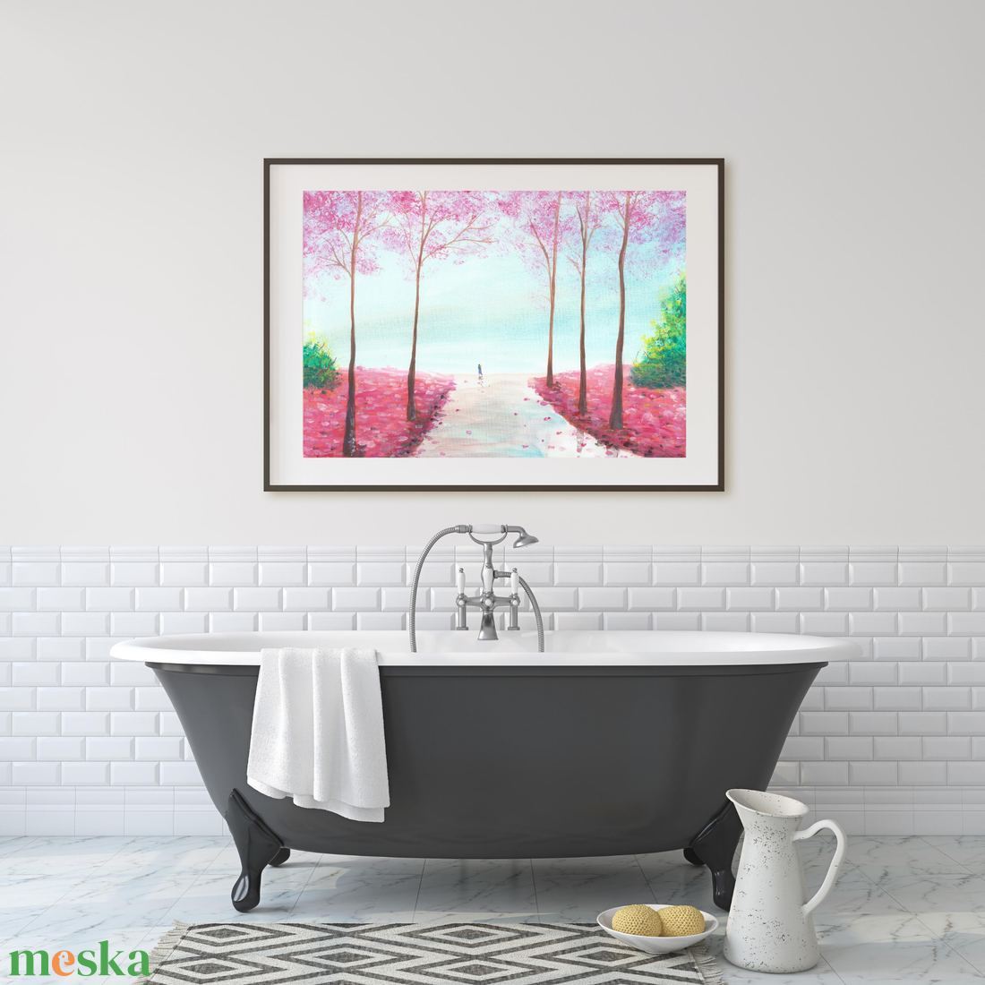 Romantikus rózsaszín séta, sétáló szerelmespár festmény csodás színekben - eredeti festményem art print változata - otthon & életmód - dekoráció - kép & falikép - kép & falikép - Meska.hu Romantikus rózsaszín séta, sétáló szerelmespár festmény csodás színekben - eredeti festményem art print változata - otthon & életmód - dekoráció - kép & falikép - kép & falikép - Meska.hu