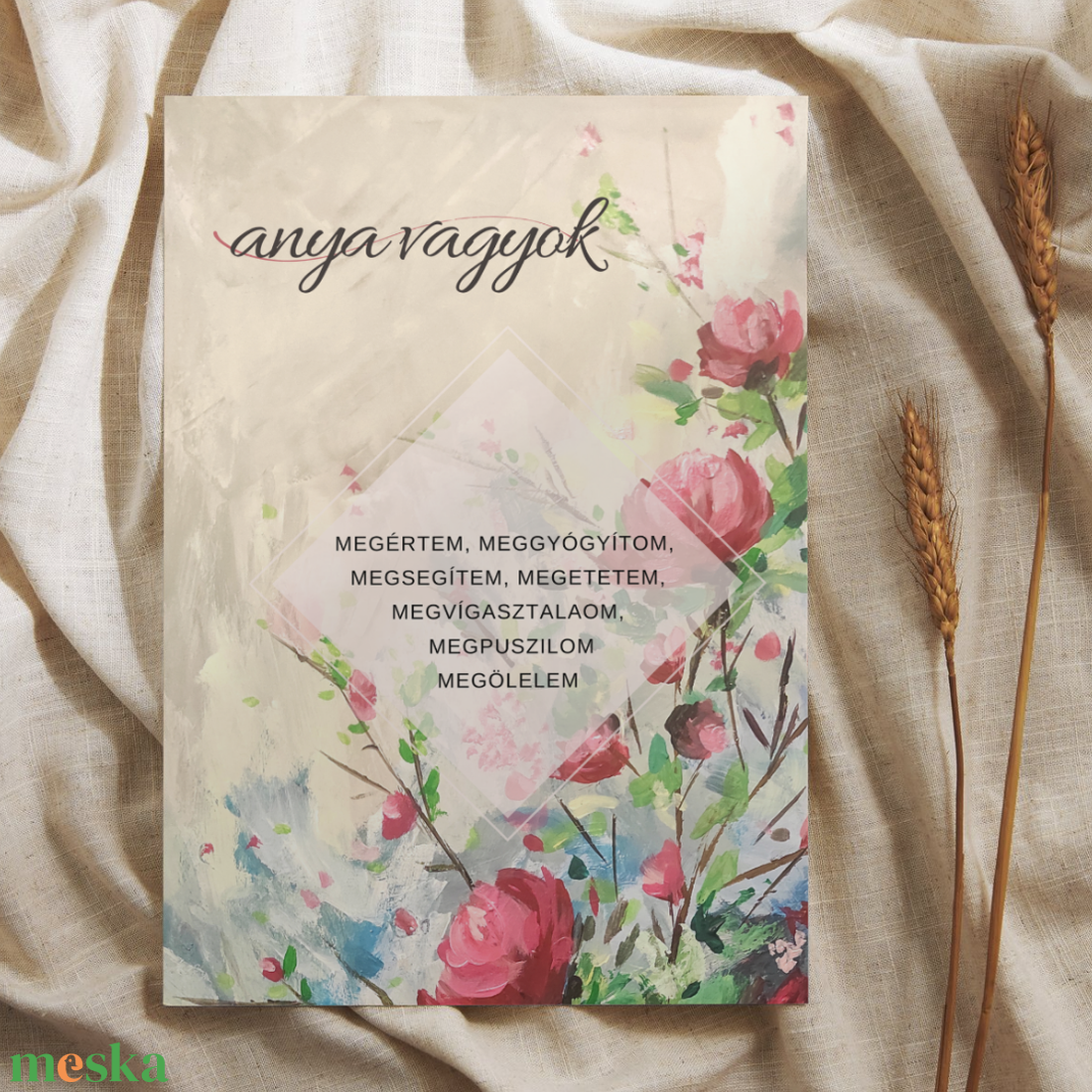 Anya vagyok - Különleges inspirációs festmény anyukáknak. Motivációs kép szeretettel kismamáknak, anyukáknak - művészet - grafika & illusztráció - művészi nyomat - Meska.hu Anya vagyok - Különleges inspirációs festmény anyukáknak. Motivációs kép szeretettel kismamáknak, anyukáknak - művészet - grafika & illusztráció - művészi nyomat - Meska.hu