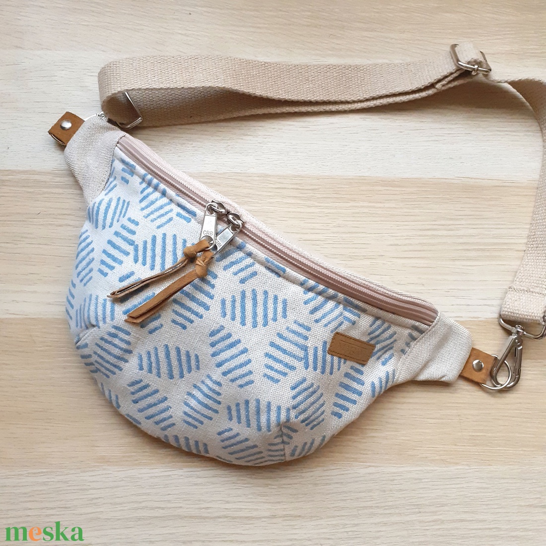Türkizkék, mintás lenvászon Övtáska, Kistáska, Crossbody - táska & tok - övtáska - Meska.hu Türkizkék, mintás lenvászon Övtáska, Kistáska, Crossbody - táska & tok - övtáska - Meska.hu