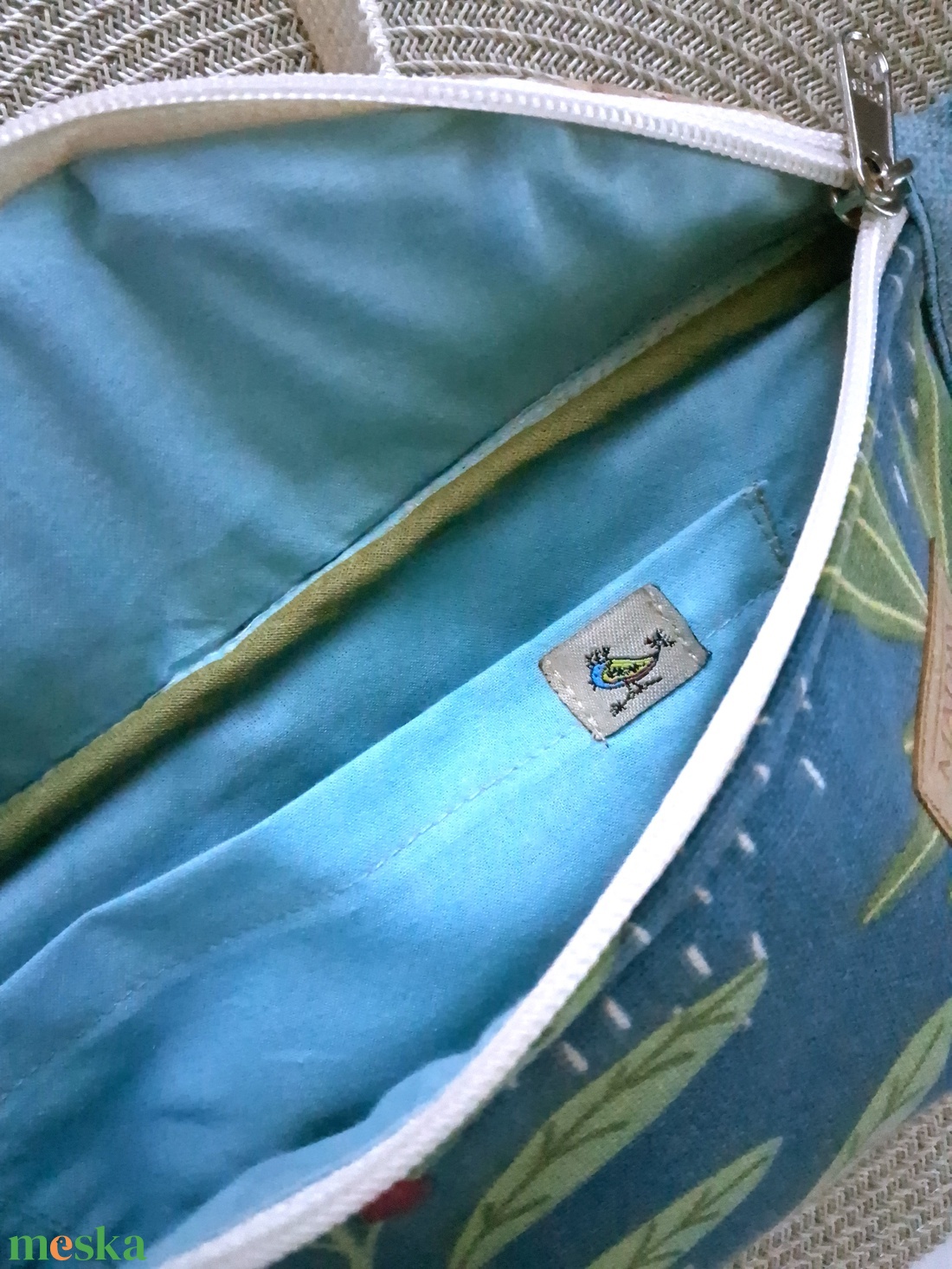 Madaras, türkizkék Övtáska, Kistáska, Crossbody - táska & tok - övtáska - Meska.hu