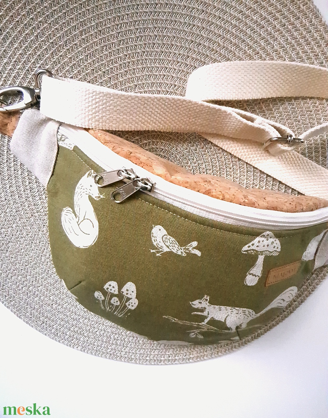 Erdőlakók, zöld Övtáska, Kistáska, Crossbody - táska & tok - övtáska - Meska.hu