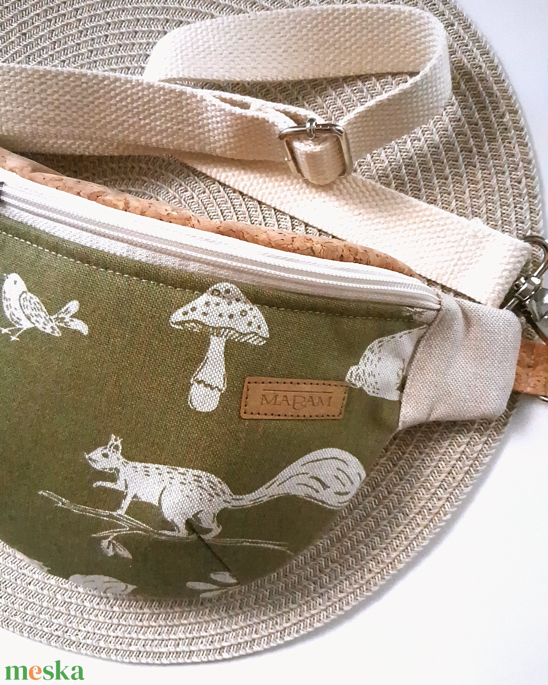 Erdőlakók, zöld Övtáska, Kistáska, Crossbody - táska & tok - övtáska - Meska.hu