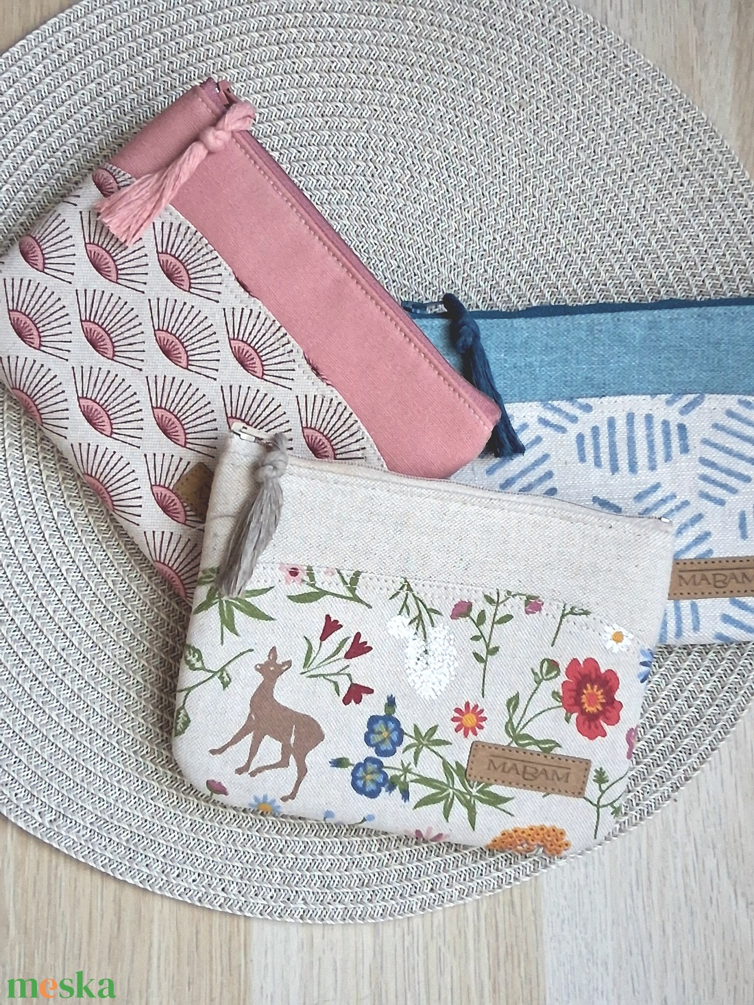 Kutyabarát,  női lapos neszesszer, tok - táska & tok - neszesszer - Meska.hu