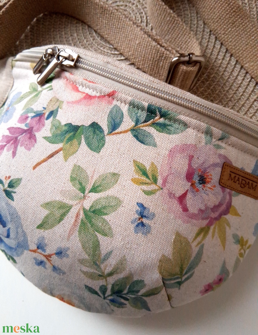 Virágmintás Övtáska, Kistáska, Crossbody - táska & tok - övtáska - Meska.hu