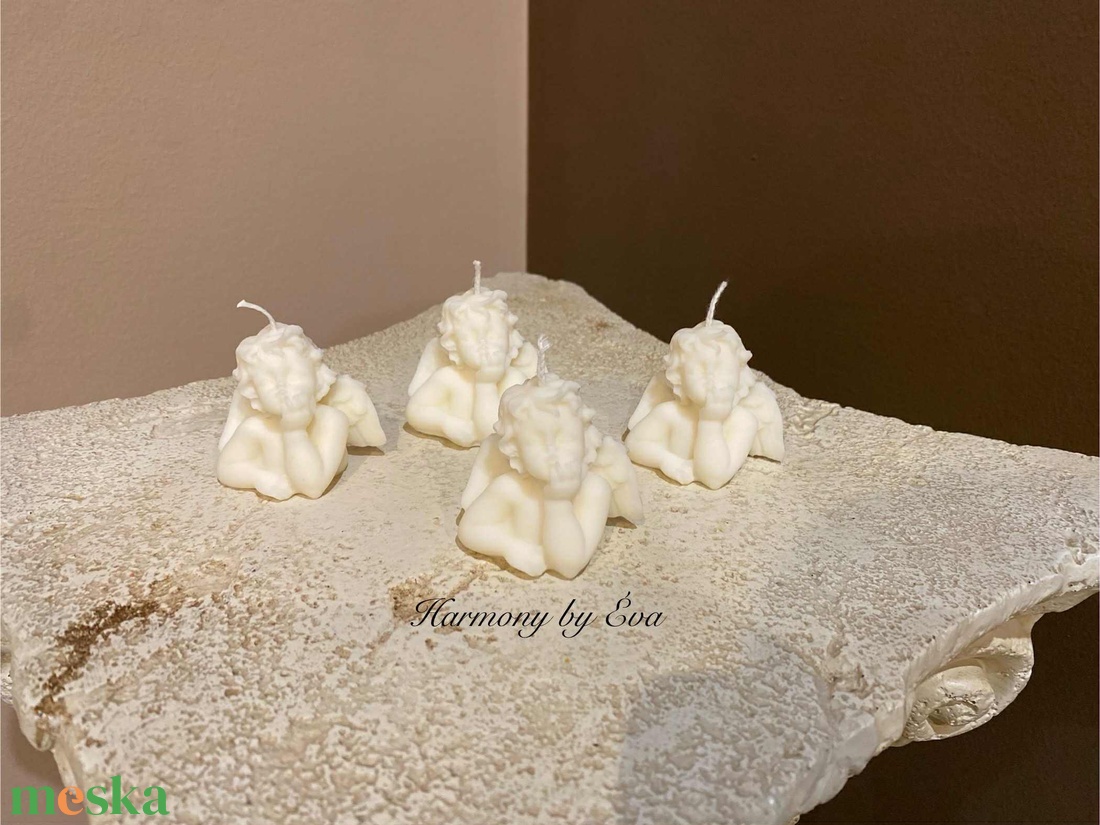 Angyal, télapó, mézesfigura, szarvas, hullám oszlop - esküvő - dekoráció - gyertya & gyertyatartó - Meska.hu