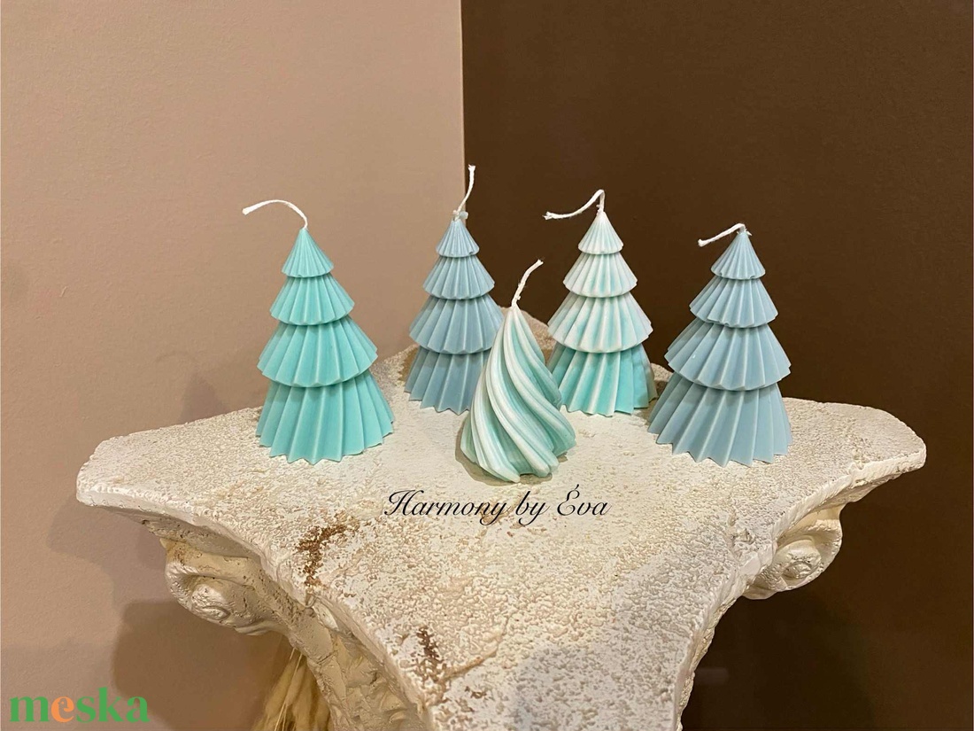 Karácsonyi gyertyák - esküvő - dekoráció - gyertya & gyertyatartó - Meska.hu