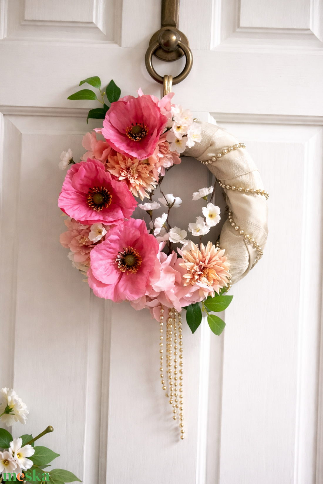 Tavaszi kopogtató! - otthon & életmód - dekoráció - ajtó- és ablak dekoráció - ajtódísz & kopogtató - Meska.hu