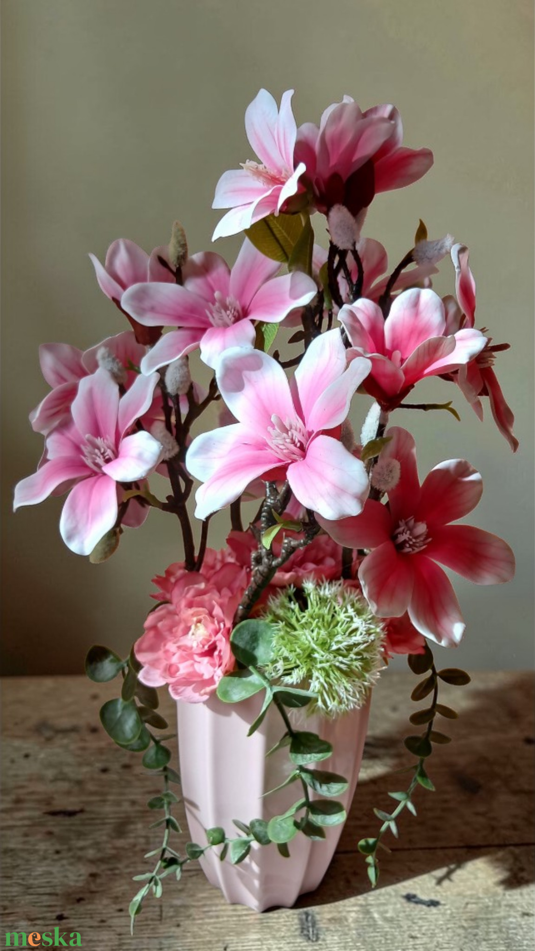 Magnólia asztali dísz  - otthon & életmód - dekoráció - asztal és polc dekoráció - asztaldísz - Meska.hu