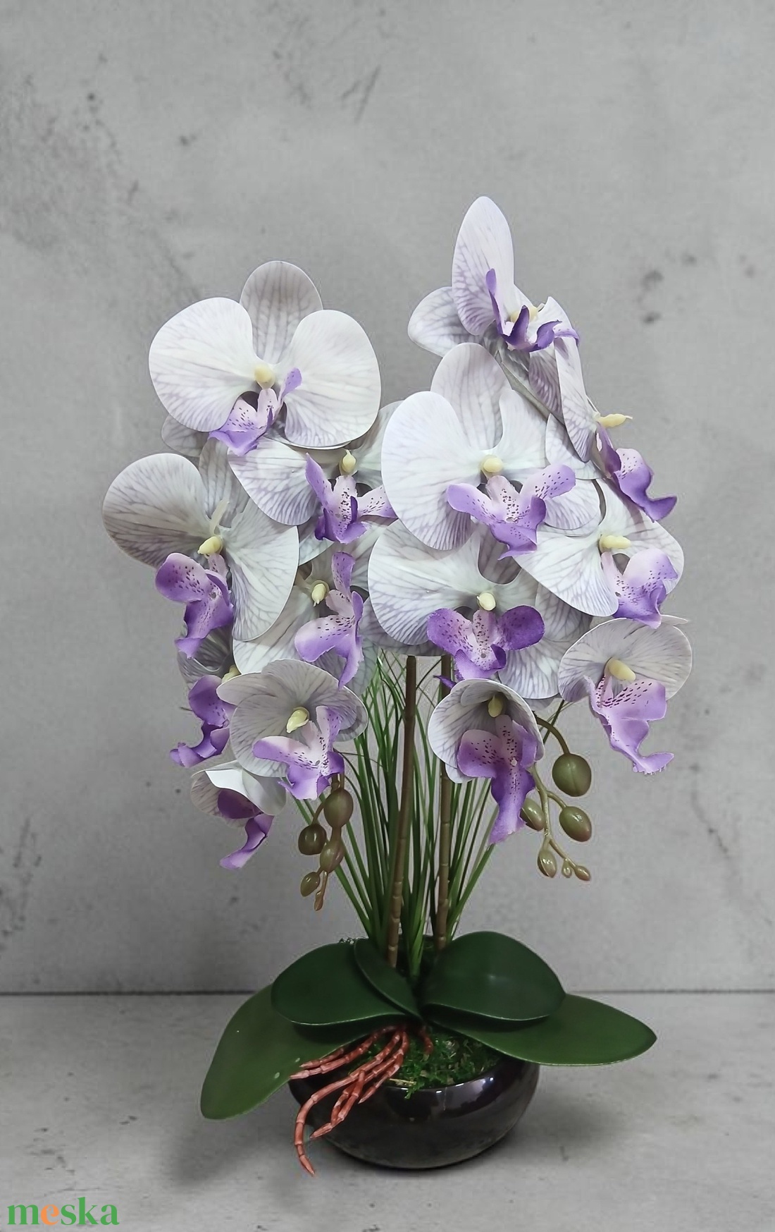 Élethű real touch orchidea  - otthon & életmód - virágdekoráció - virágdíszek - asztali virágdísz - Meska.hu