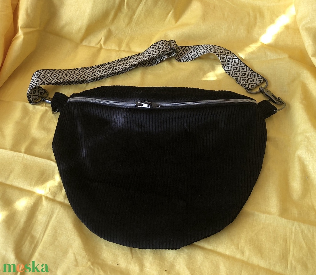 Minimalist kordbársony  övtáska - Hip Bag MAXI méret - táska & tok - hátizsák - hátizsák - Meska.hu