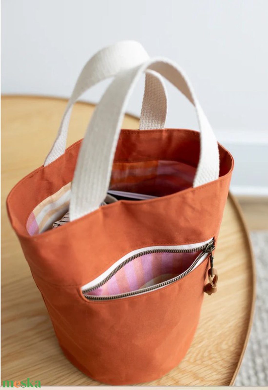 Oilskin Minibag akár 2 in 1 szatyor vagy vállon át is hordható- - táska & tok - bevásárlás & shopper táska - shopper, textiltáska, szatyor - Meska.hu