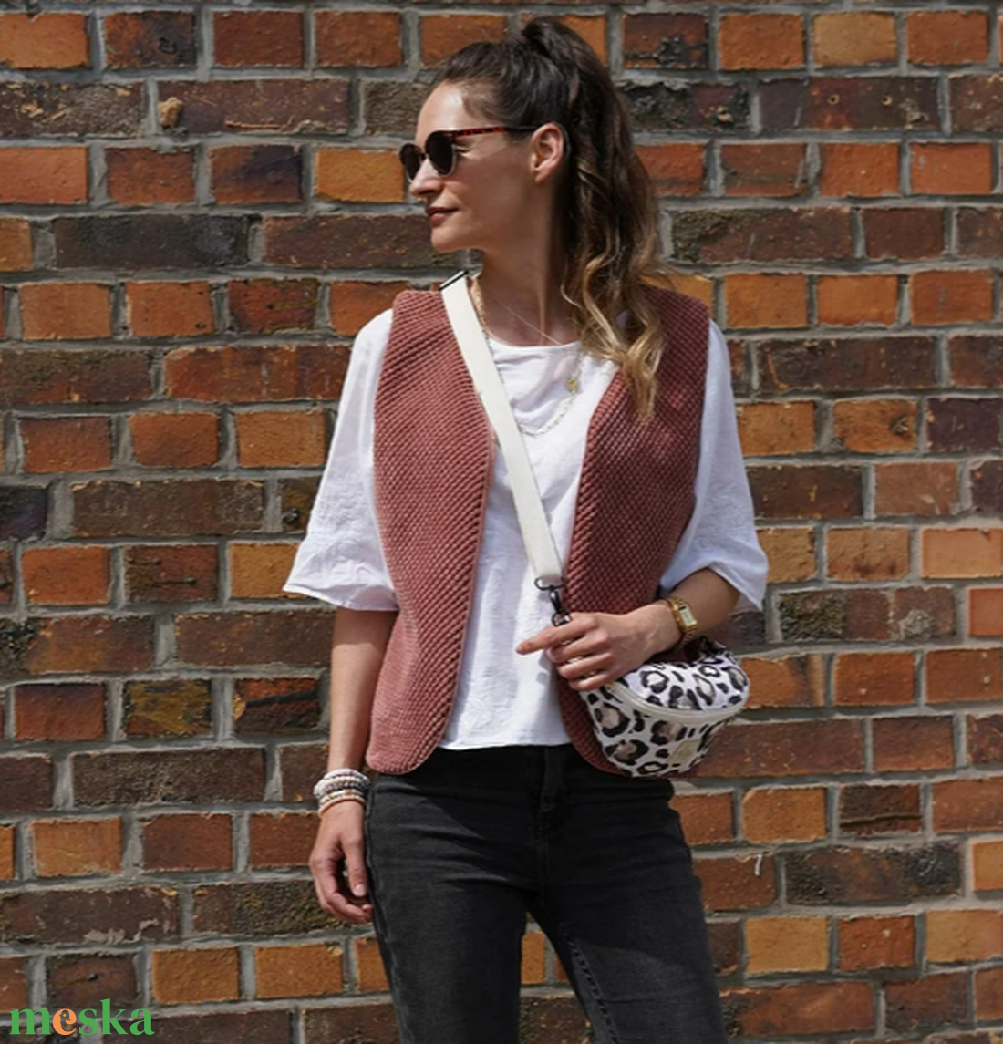 Minimalist  cross-body/övtáska - Hip Bag - állítható vállpánt, vízálló béléssel is rendelhető - táska & tok - hátizsák - hátizsák - Meska.hu