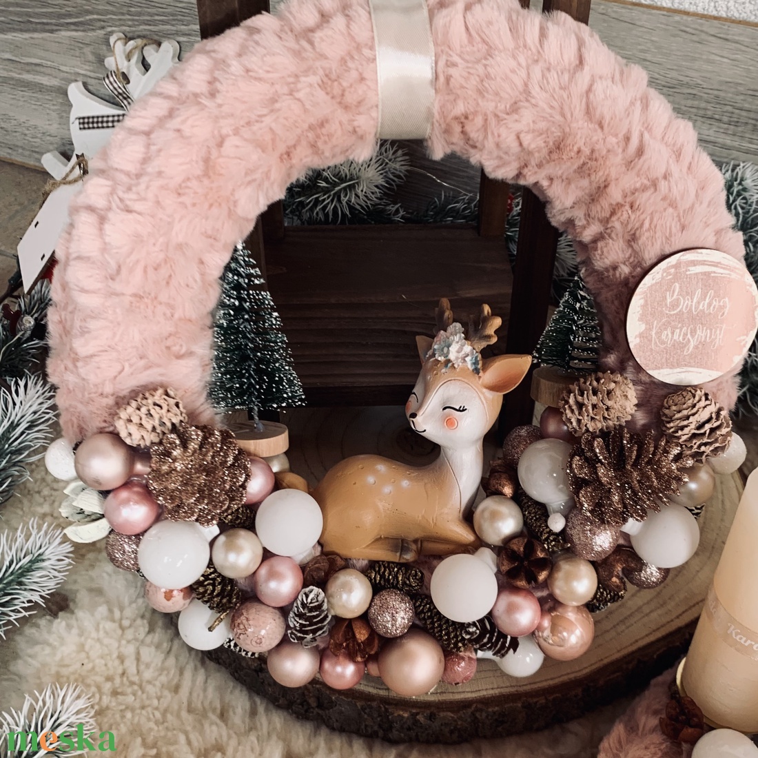 Adventi őzikés szett - karácsony - adventi díszek - adventi asztaldísz - Meska.hu Adventi őzikés szett - karácsony - adventi díszek - adventi asztaldísz - Meska.hu