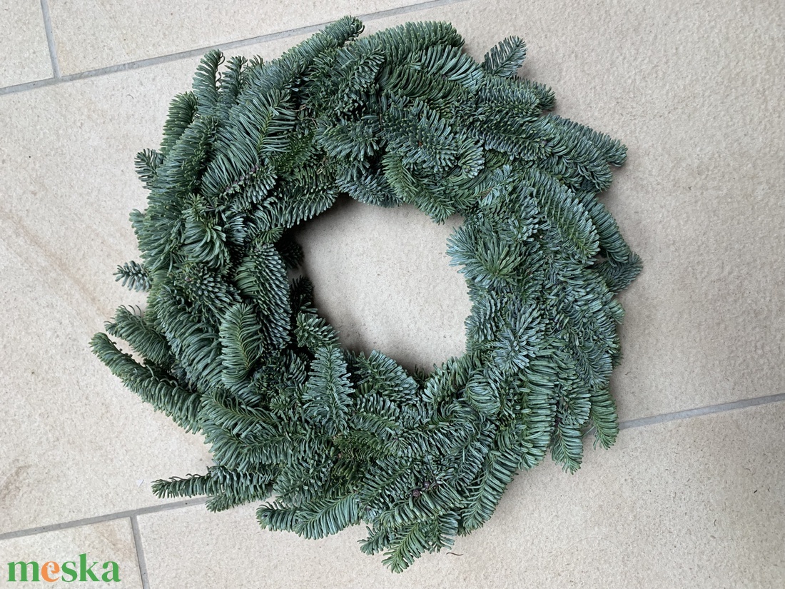 Élő Nobilis fenyő alap - karácsony - karácsonyi kültéri dekoráció - Meska.hu