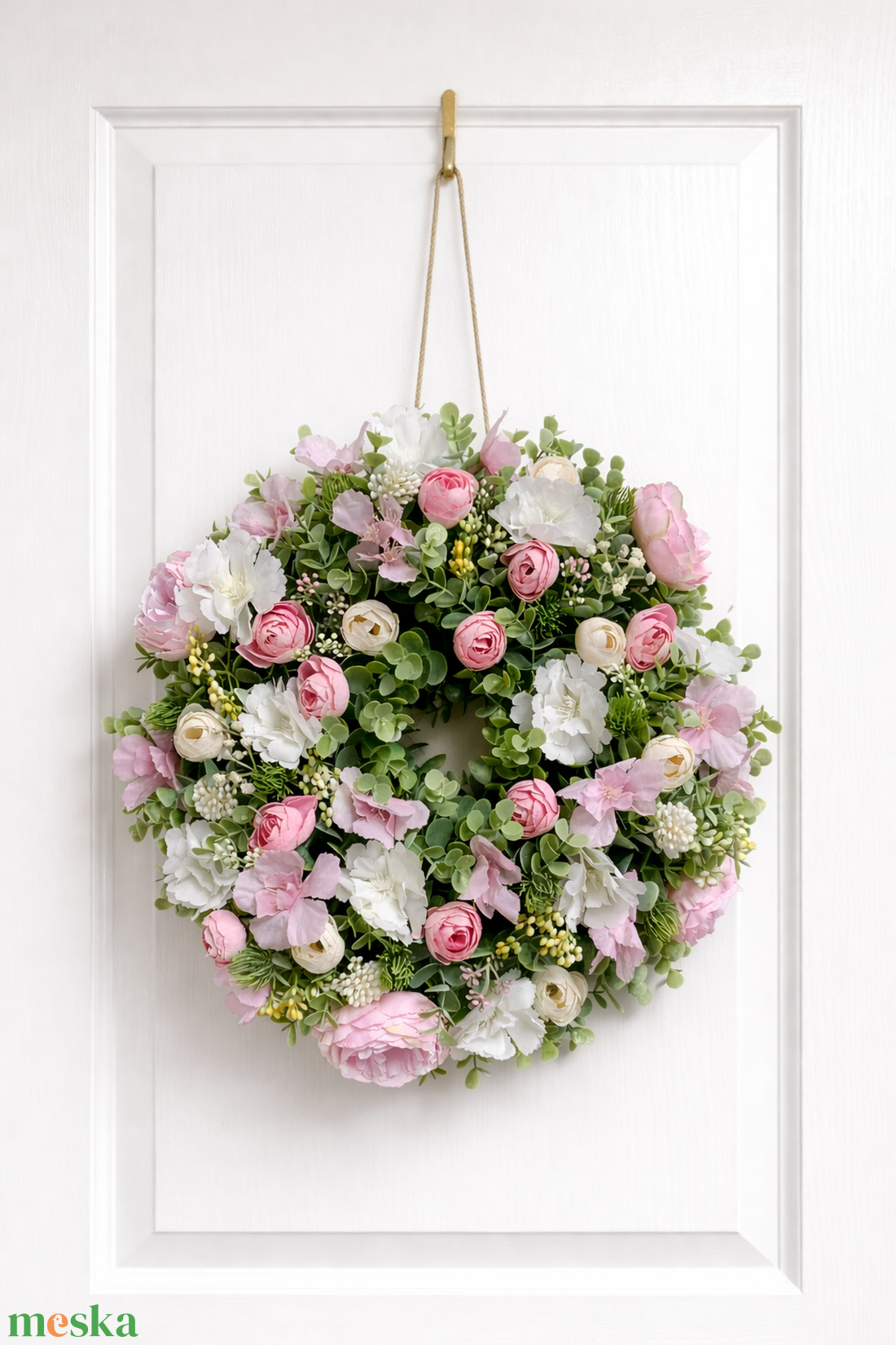 Tavaszi ajtódísz 35 cm-es extradús - otthon & életmód - dekoráció - ajtó- és ablak dekoráció - ajtódísz & kopogtató - Meska.hu