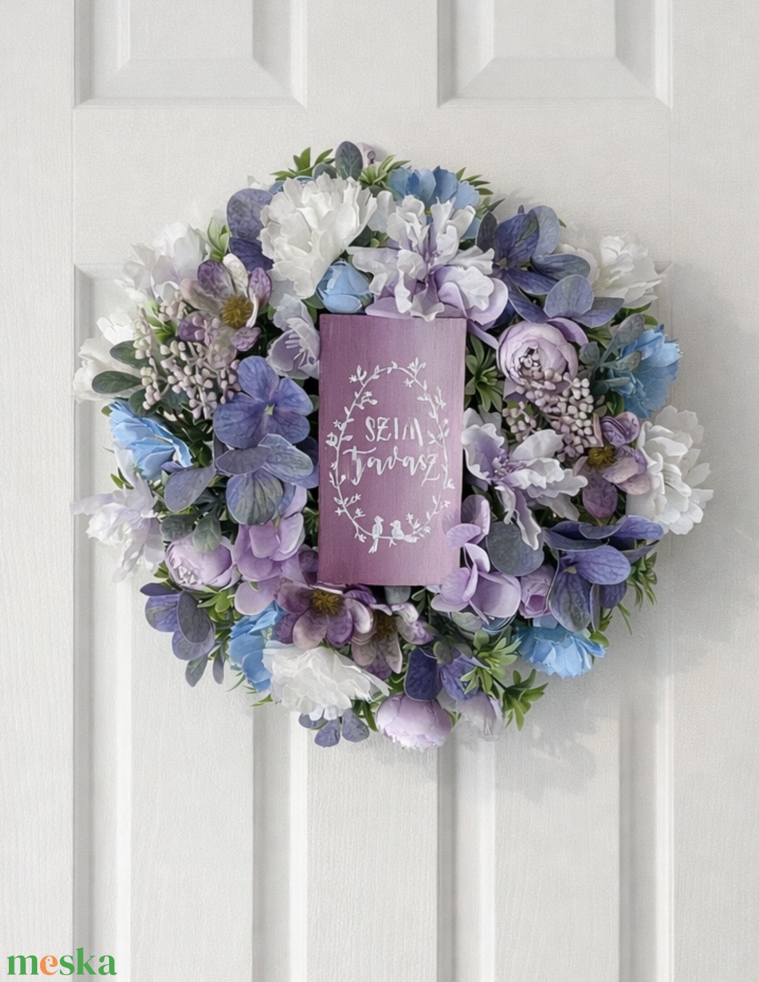 Tavaszi ajtódísz 25cm-es extradús - otthon & életmód - dekoráció - ajtó- és ablak dekoráció - ajtódísz & kopogtató - Meska.hu