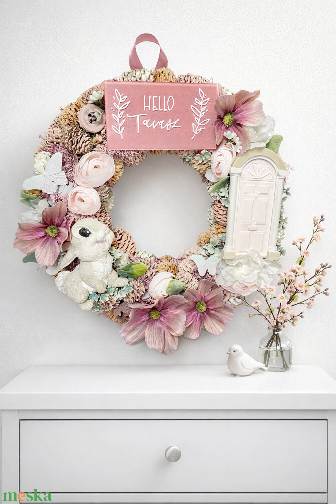 Termés alapú ajtódísz 26 cm-es Toppancs - otthon & életmód - dekoráció - ajtó- és ablak dekoráció - ajtódísz & kopogtató - Meska.hu