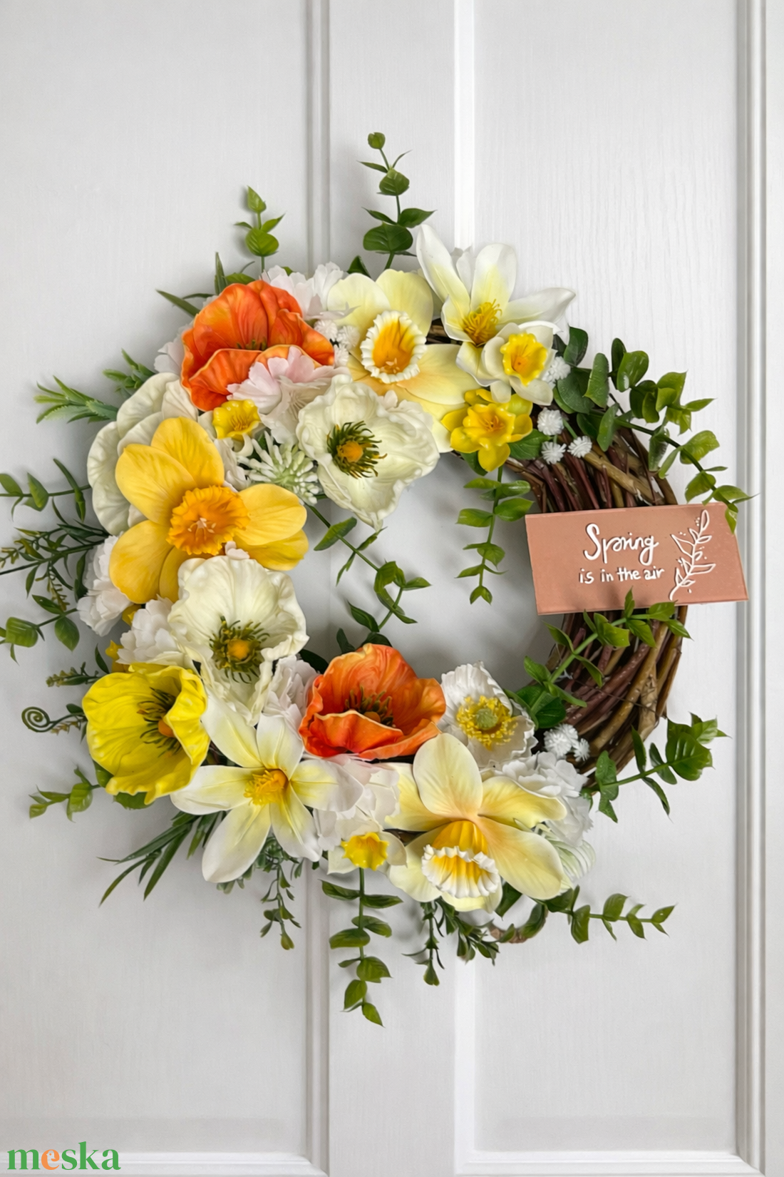Tavaszi ajtódíszek 35 cm-es - otthon & életmód - dekoráció - ajtó- és ablak dekoráció - ajtódísz & kopogtató - Meska.hu