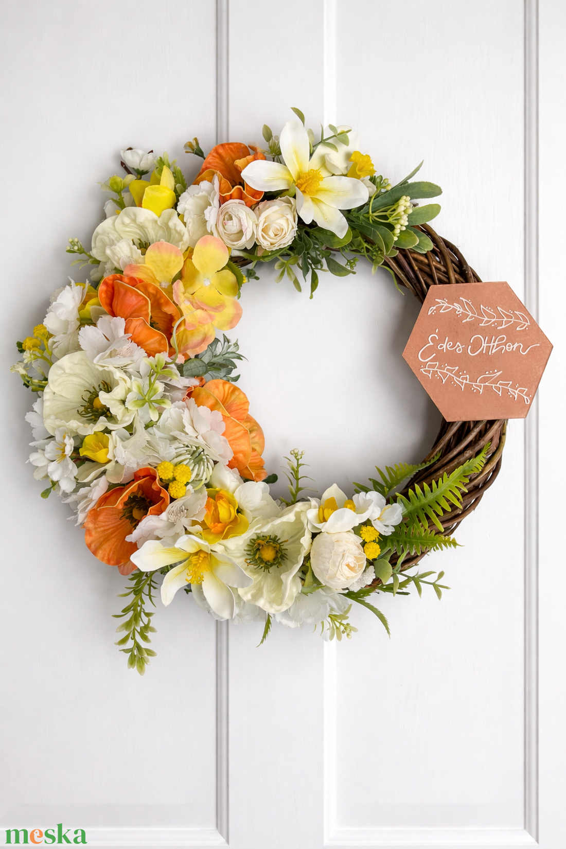 Tavaszi ajtódíszek 35 cm-es - otthon & életmód - dekoráció - ajtó- és ablak dekoráció - ajtódísz & kopogtató - Meska.hu