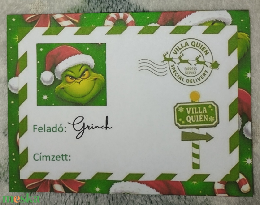 Levél a Grincstől boríték - otthon & életmód - papír, írószer - boríték - Meska.hu