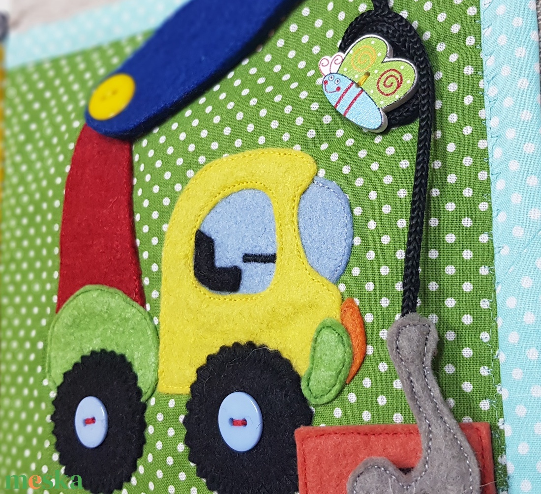 Csendeskönyv - Darus autó oldal - játék & sport - készségfejlesztő és logikai játék - oktató játékok - Meska.hu