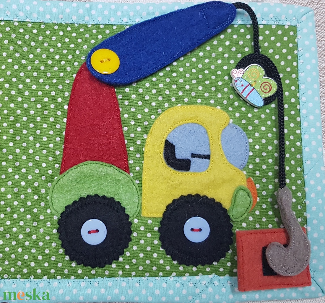 Csendeskönyv - Darus autó oldal - játék & sport - készségfejlesztő és logikai játék - oktató játékok - Meska.hu