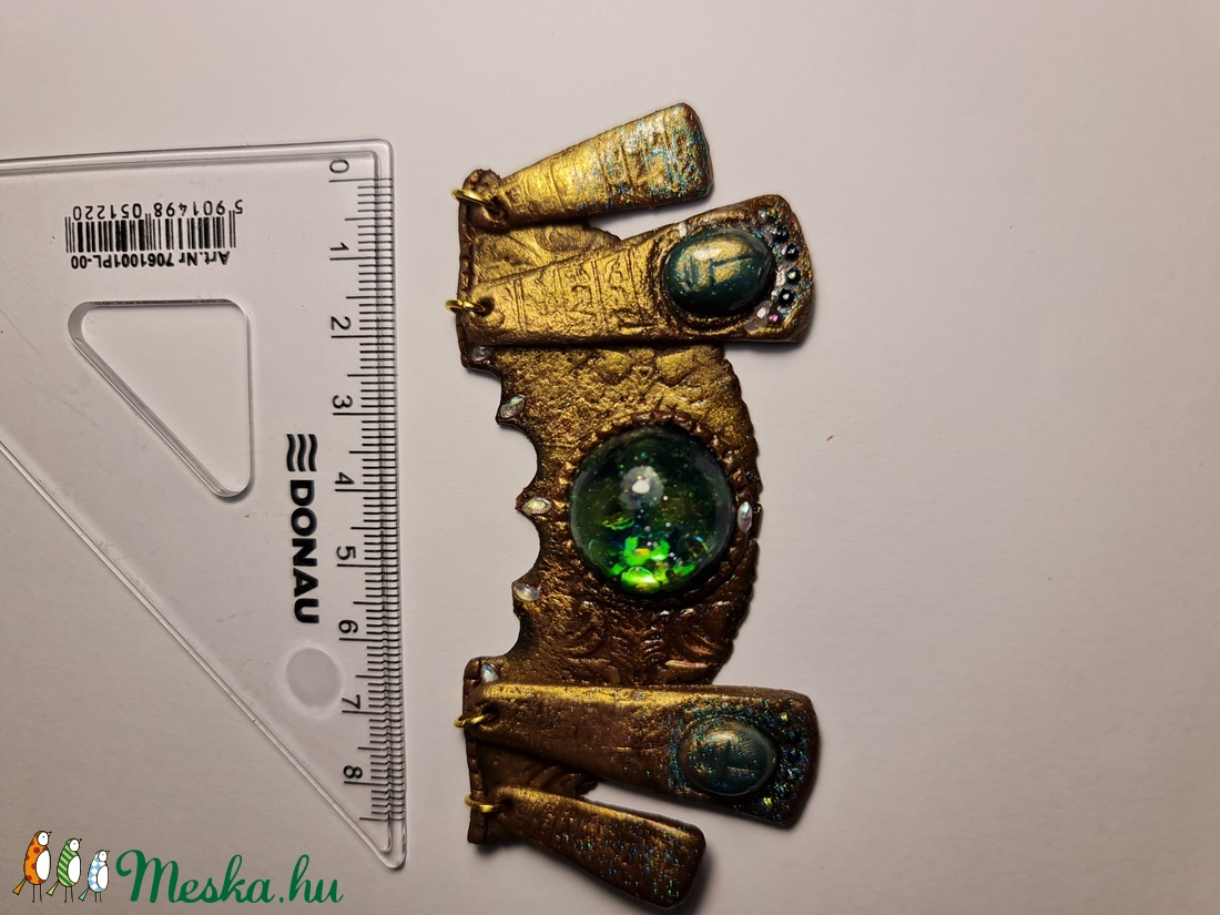 Piramis szeme nagyméretű medál - ékszer - nyaklánc - medál - Meska.hu