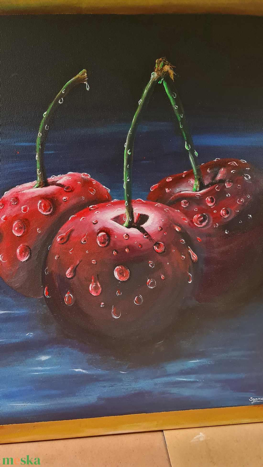 Cherry - művészet - festmény - akvarell - Meska.hu Cherry - művészet - festmény - akvarell - Meska.hu