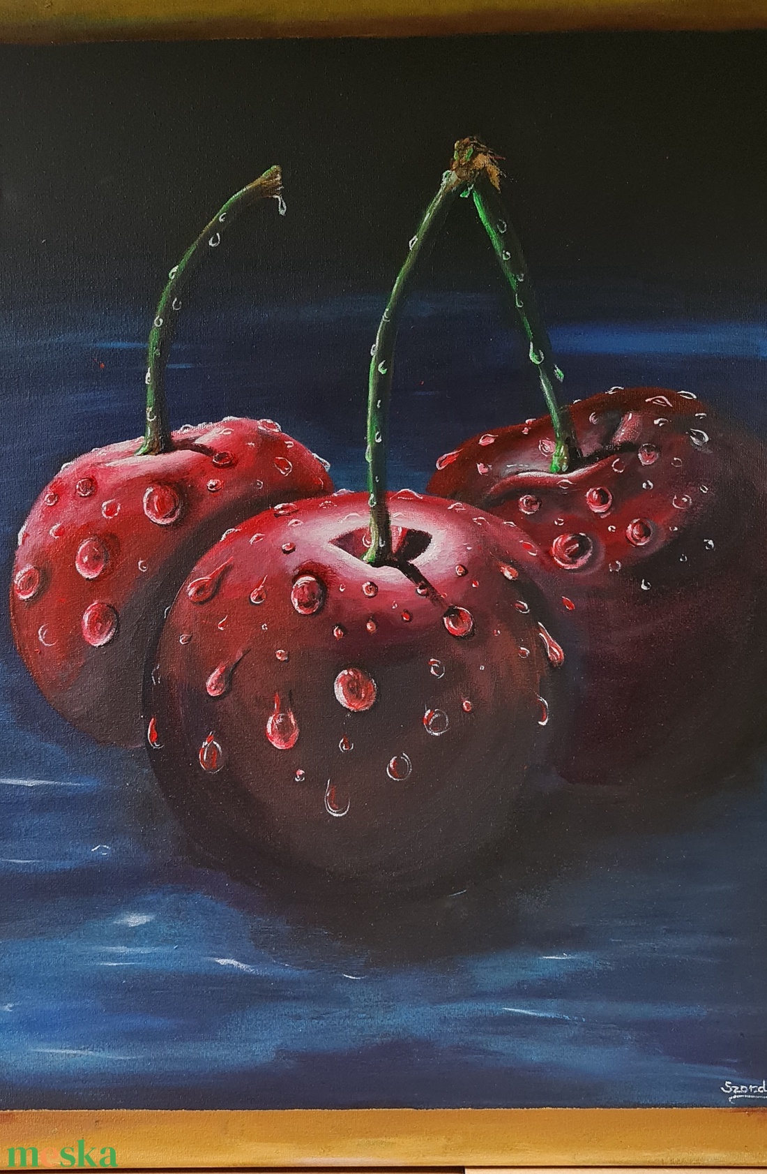 Cherry - művészet - festmény - akvarell - Meska.hu Cherry - művészet - festmény - akvarell - Meska.hu