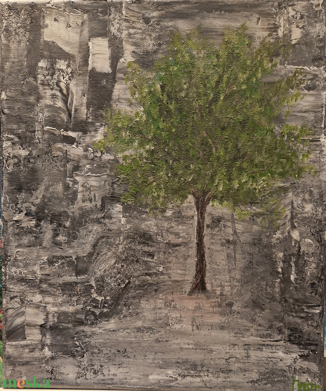 Akril festmény feszített vásznon  - művészet - festmény - akril - Meska.hu