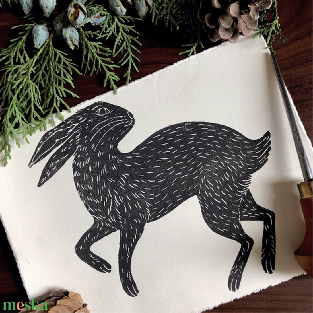BlackHare Linónyomat, Linóprint - otthon & életmód - dekoráció - kép & falikép - kép & falikép - Meska.hu BlackHare Linónyomat, Linóprint - otthon & életmód - dekoráció - kép & falikép - kép & falikép - Meska.hu