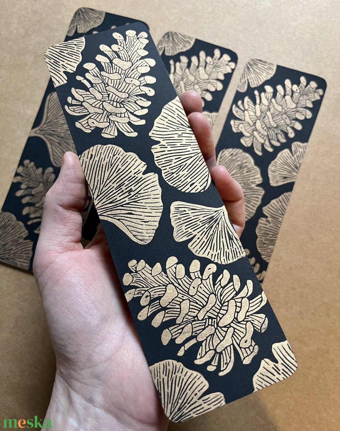 Mystic Forest Könyvjelző, Linónyomat - könyv & zene - könyvjelző - Meska.hu