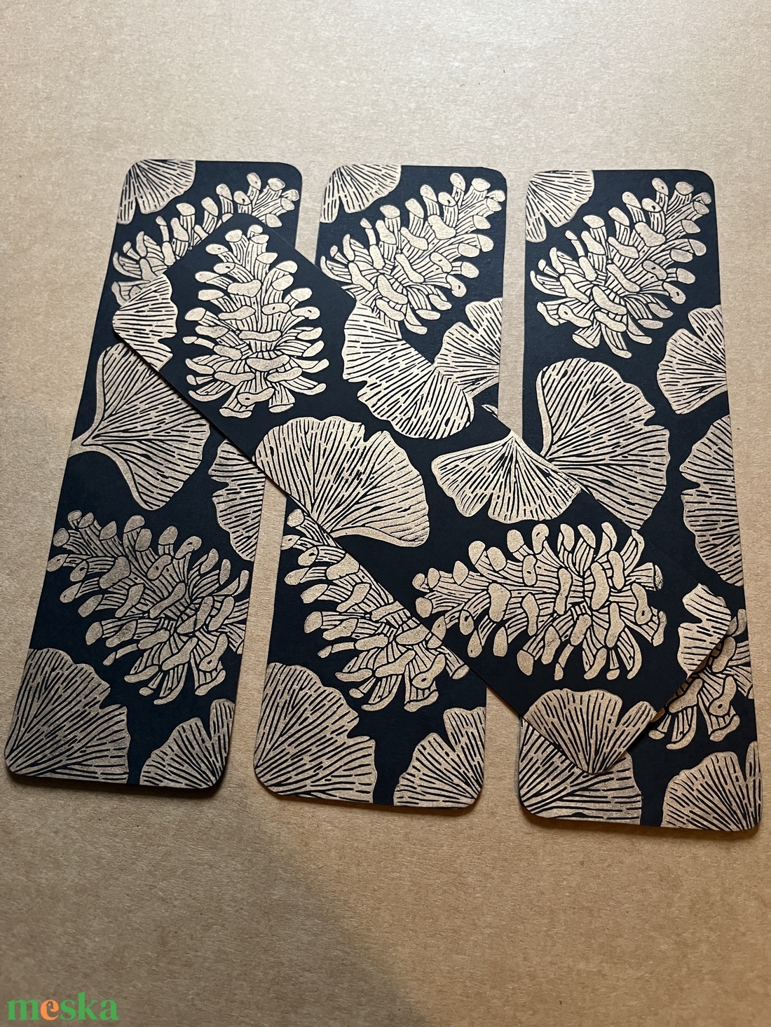 Mystic Forest // Könyvjelző, Linónyomat - művészet - grafika & illusztráció - művészi nyomat - Meska.hu