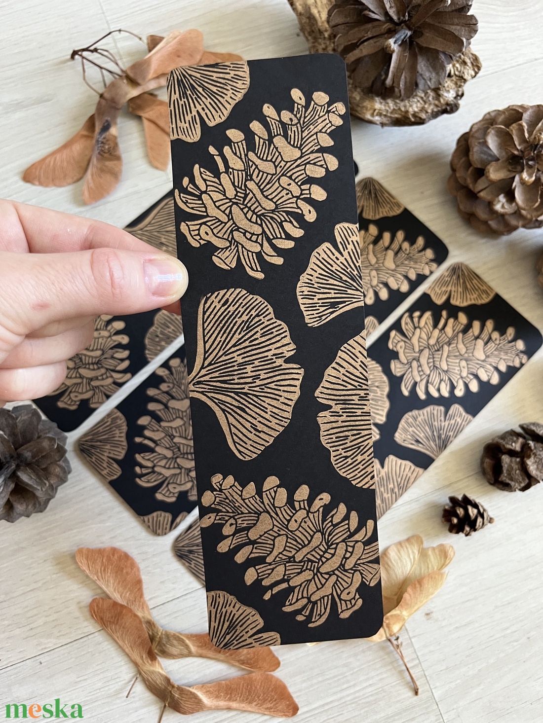 Könyvjelző, Linónyomat - művészet - grafika & illusztráció - művészi nyomat - Meska.hu