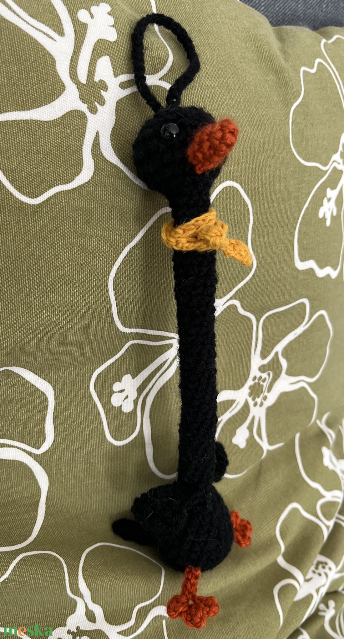 Fekete kacsa - táska & tok - kulcstartó & táskadísz - táskadísz - Meska.hu