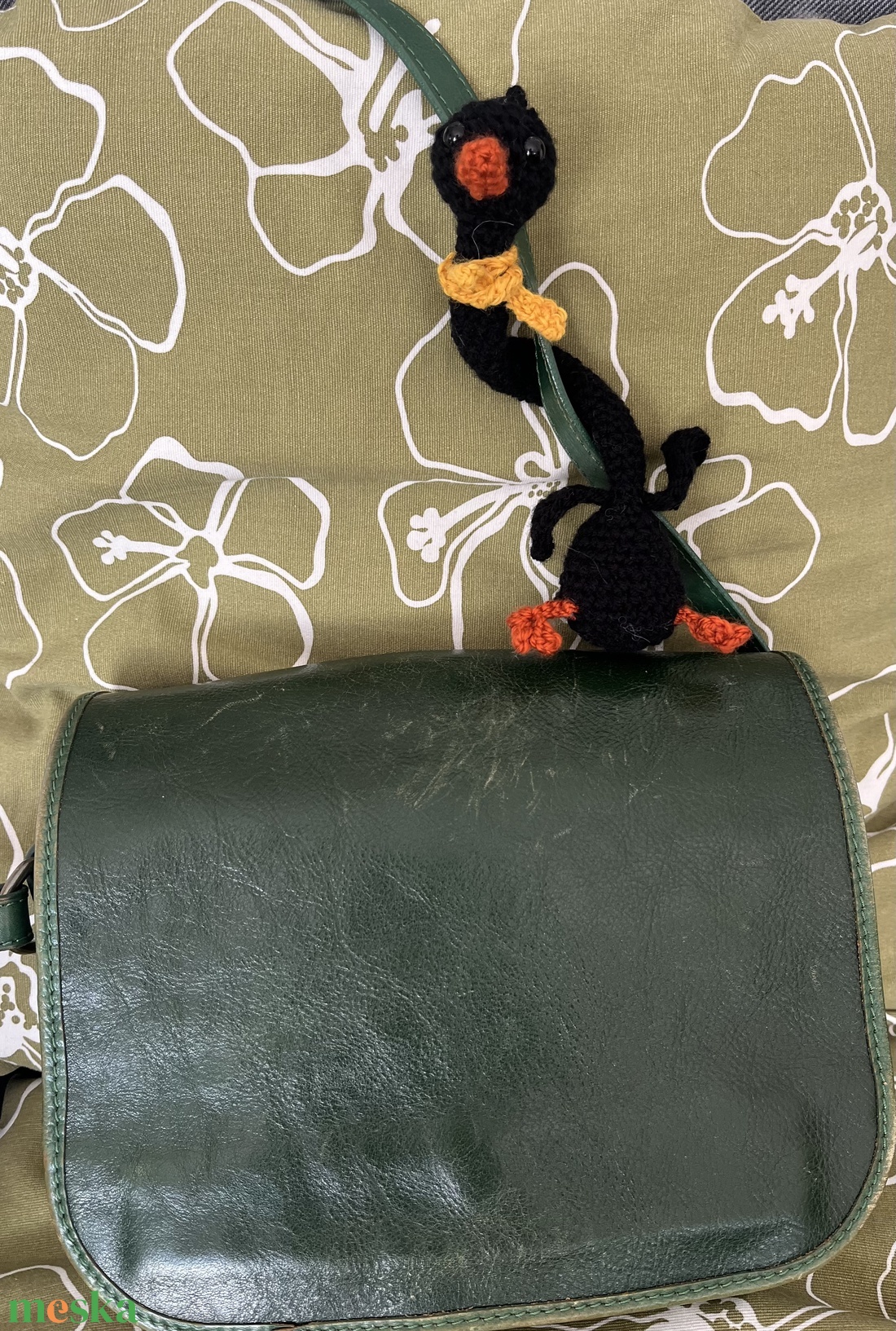 Fekete kacsa - táska & tok - kulcstartó & táskadísz - táskadísz - Meska.hu