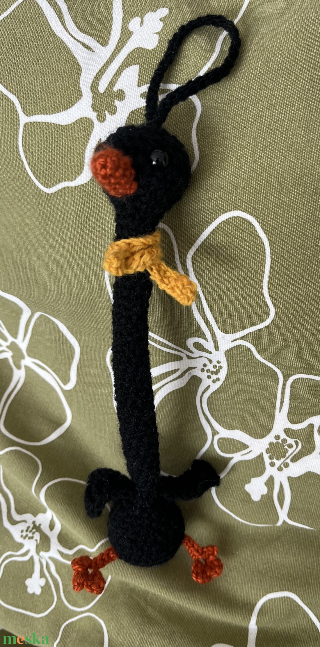 Fekete kacsa - táska & tok - kulcstartó & táskadísz - táskadísz - Meska.hu