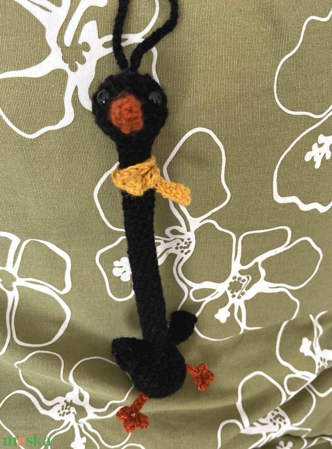 Fekete kacsa - táska & tok - kulcstartó & táskadísz - táskadísz - Meska.hu