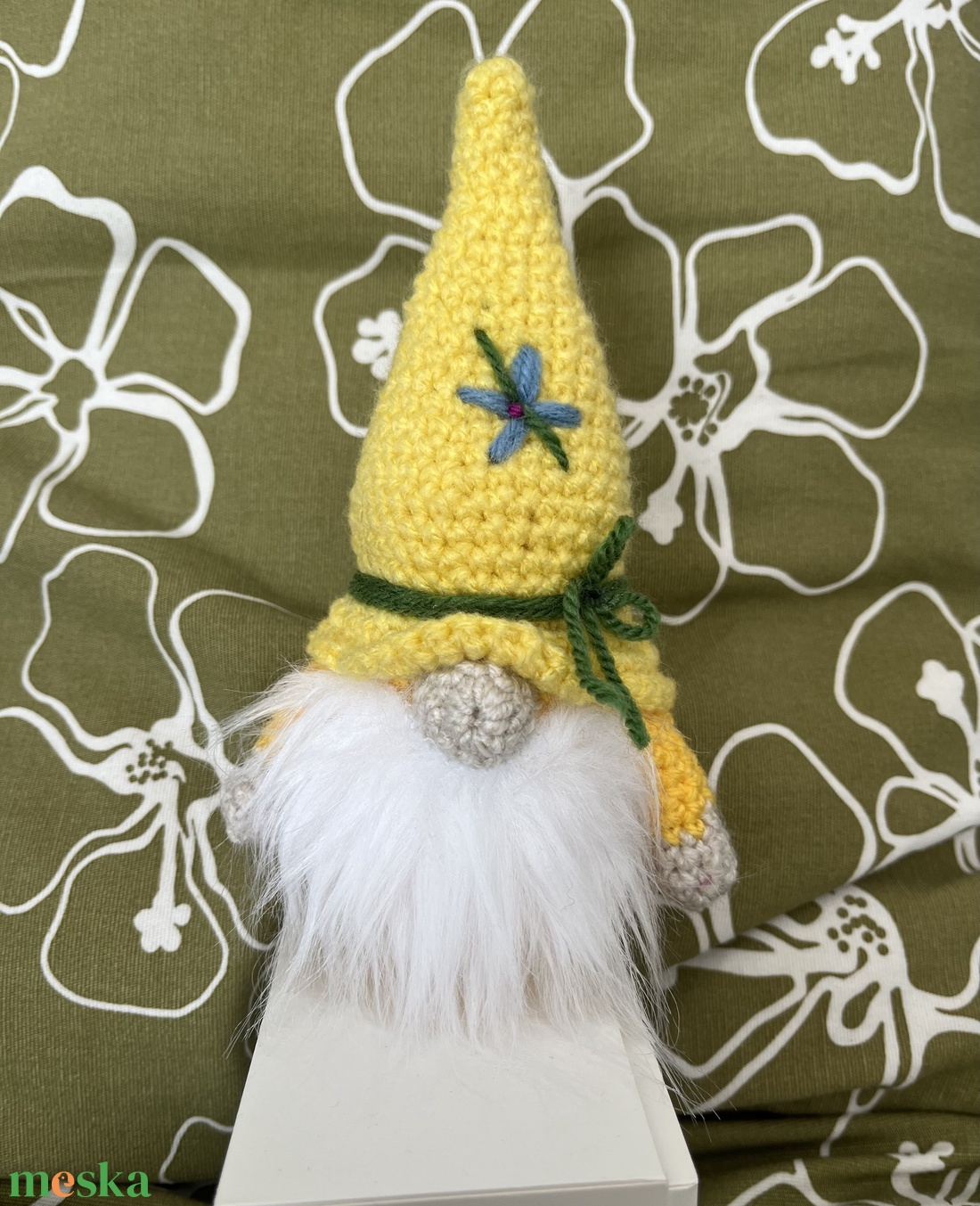 Tavasz manó/sárga - otthon & életmód - dekoráció - dísztárgy - Meska.hu