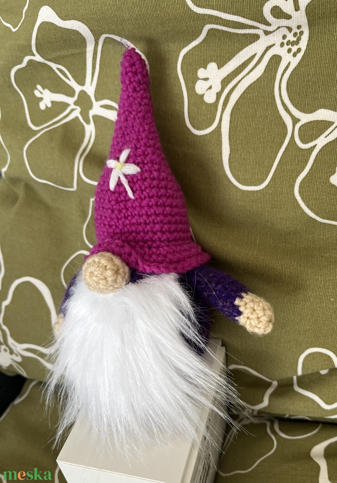 Tavasz manó/lila - otthon & életmód - dekoráció - dísztárgy - Meska.hu